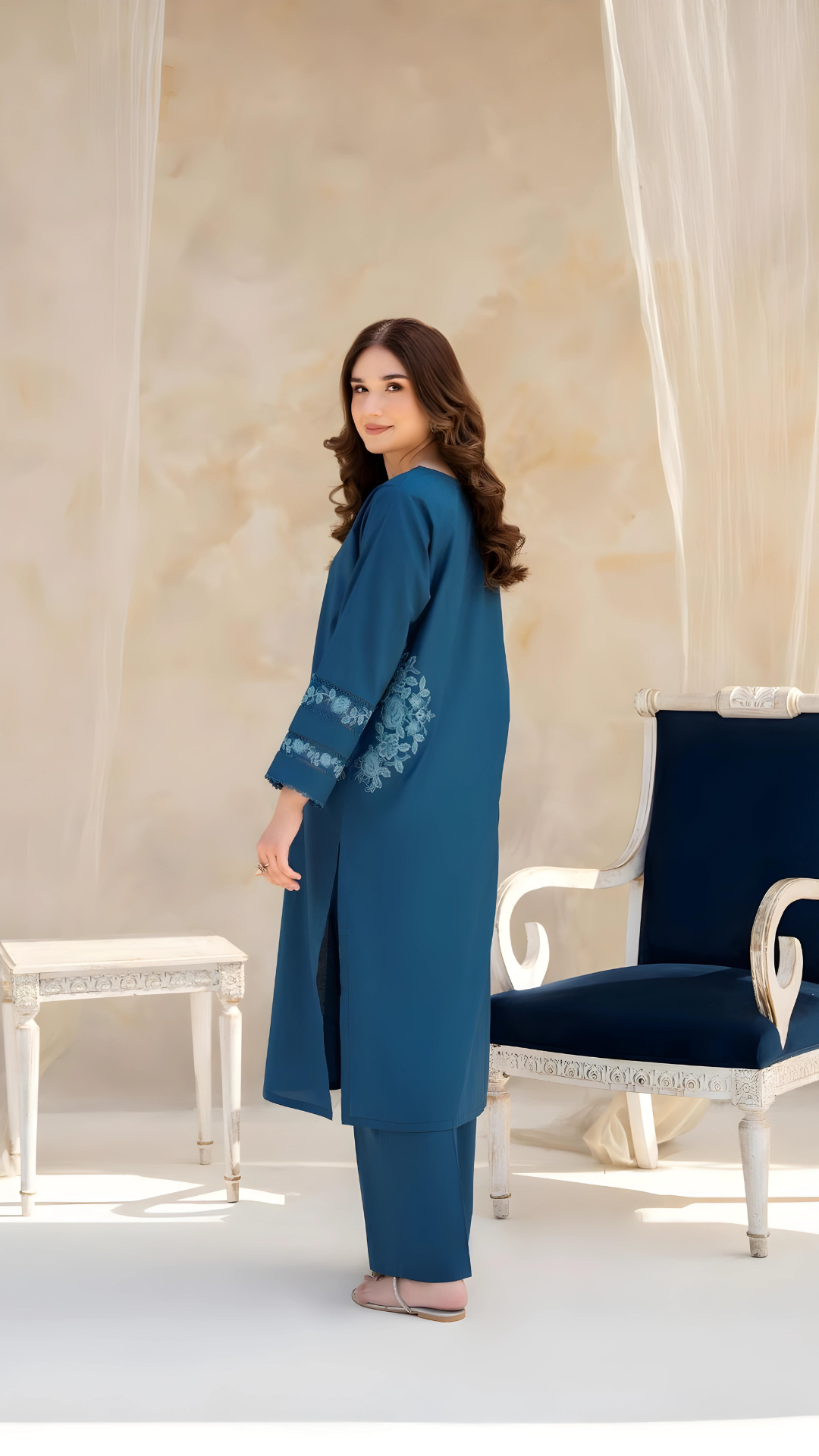 Embroidered Stitched 2 Piece