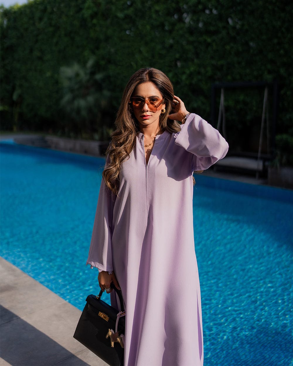 Lavender Fringe Set