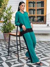 Dyed Color Block Lawn Cotton Co-Ord Set