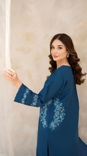 Embroidered Stitched 2 Piece
