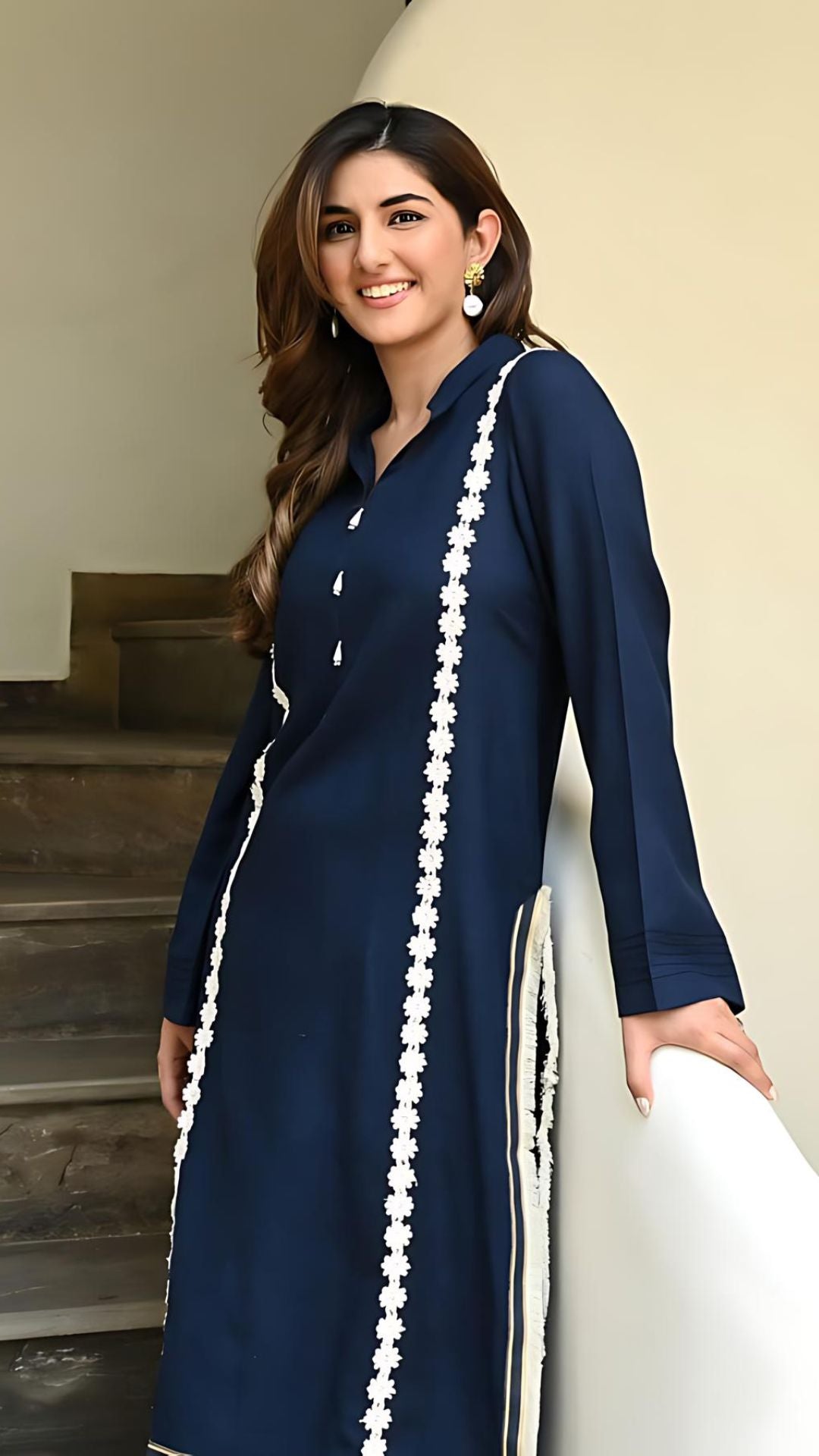 Allure-Stitched Lawn Cotton Candy  2Pc Co-Ord Set